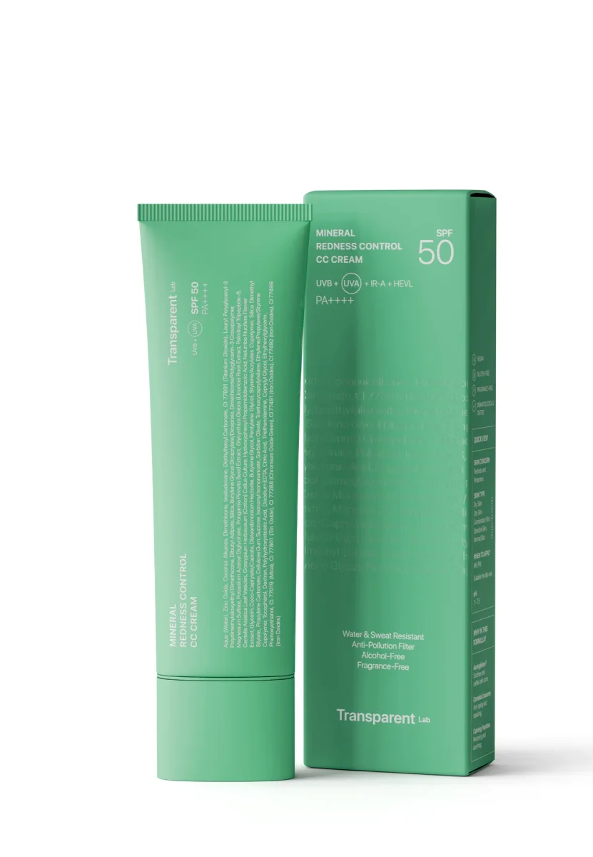 Transparent Lab Mineral Redness Control CC Cream Soothing tinted SPF cream